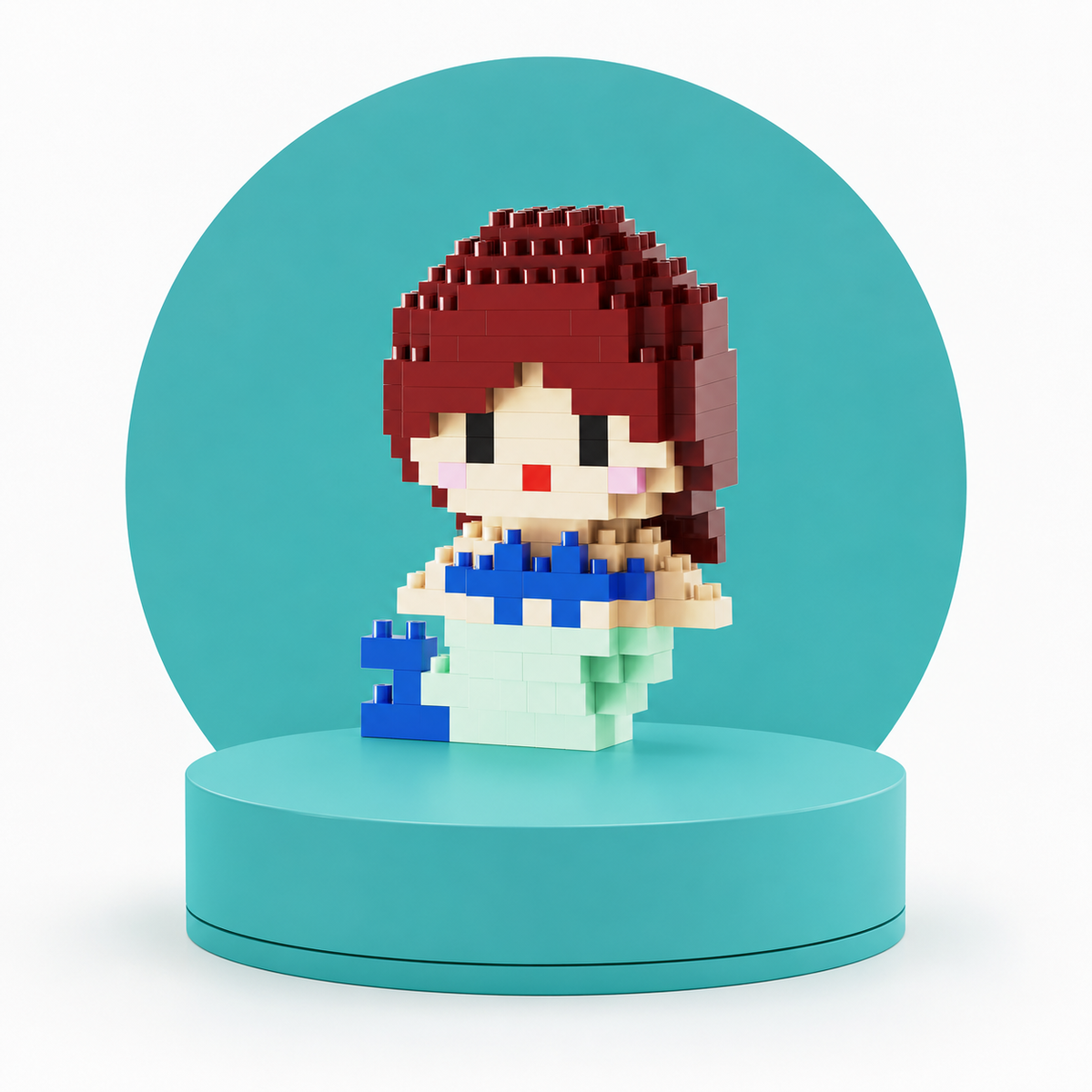 Ariel Mermaid mini building block figure display image
