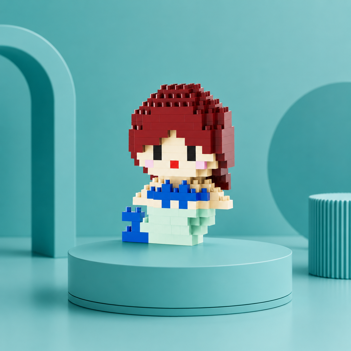 Ariel Mermaid mini building block figure featured image