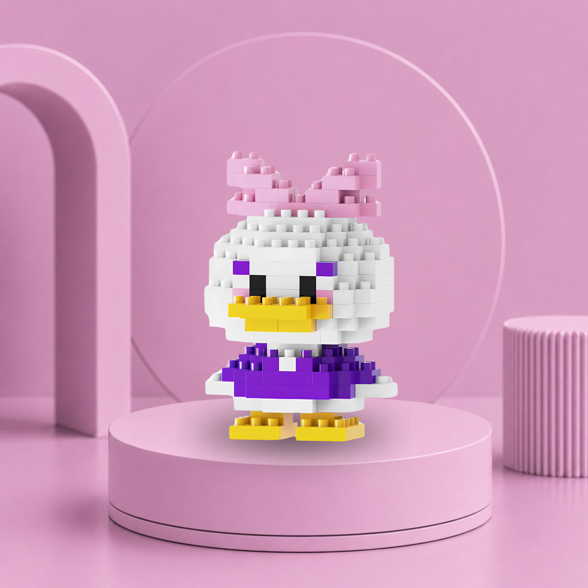 Daisy Duck mini building block figure display image