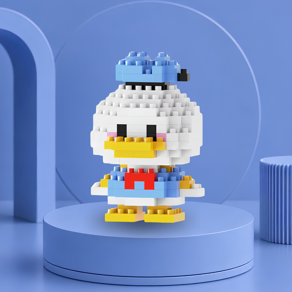 Donald Duck mini building block figure display image