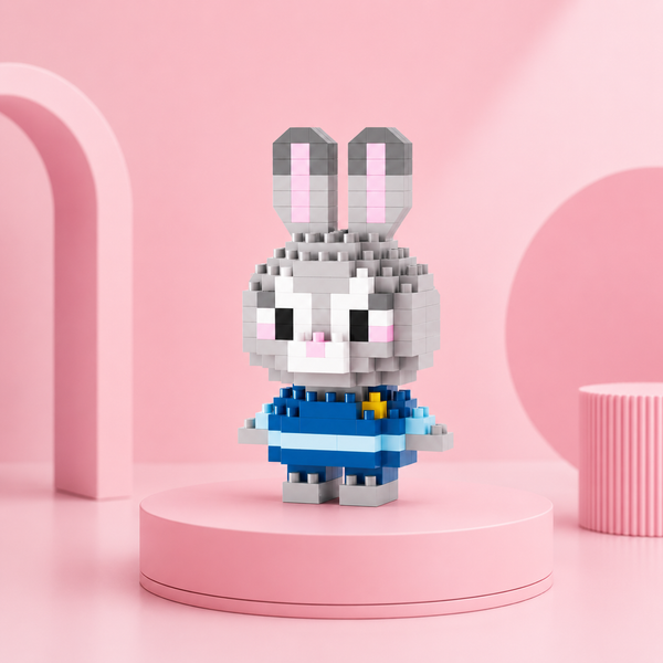 Judy Hopps Police Uniform mini building block figure display image