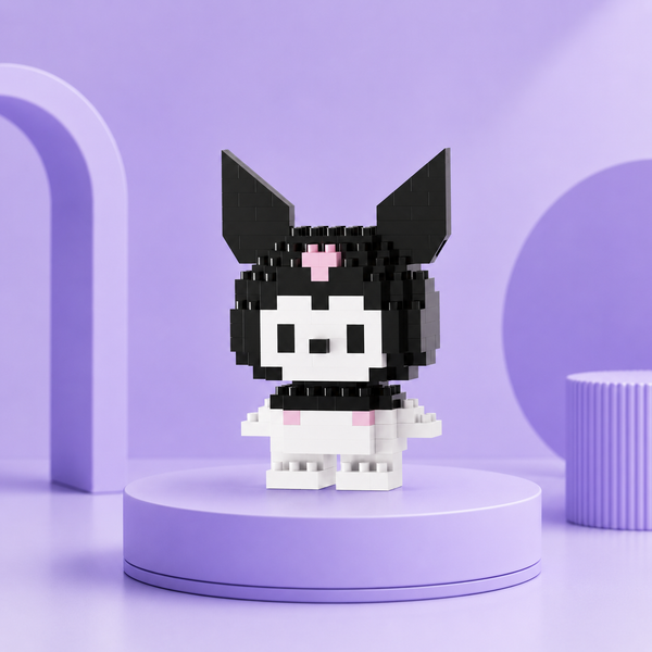 Kuromi mini building block figure featured image