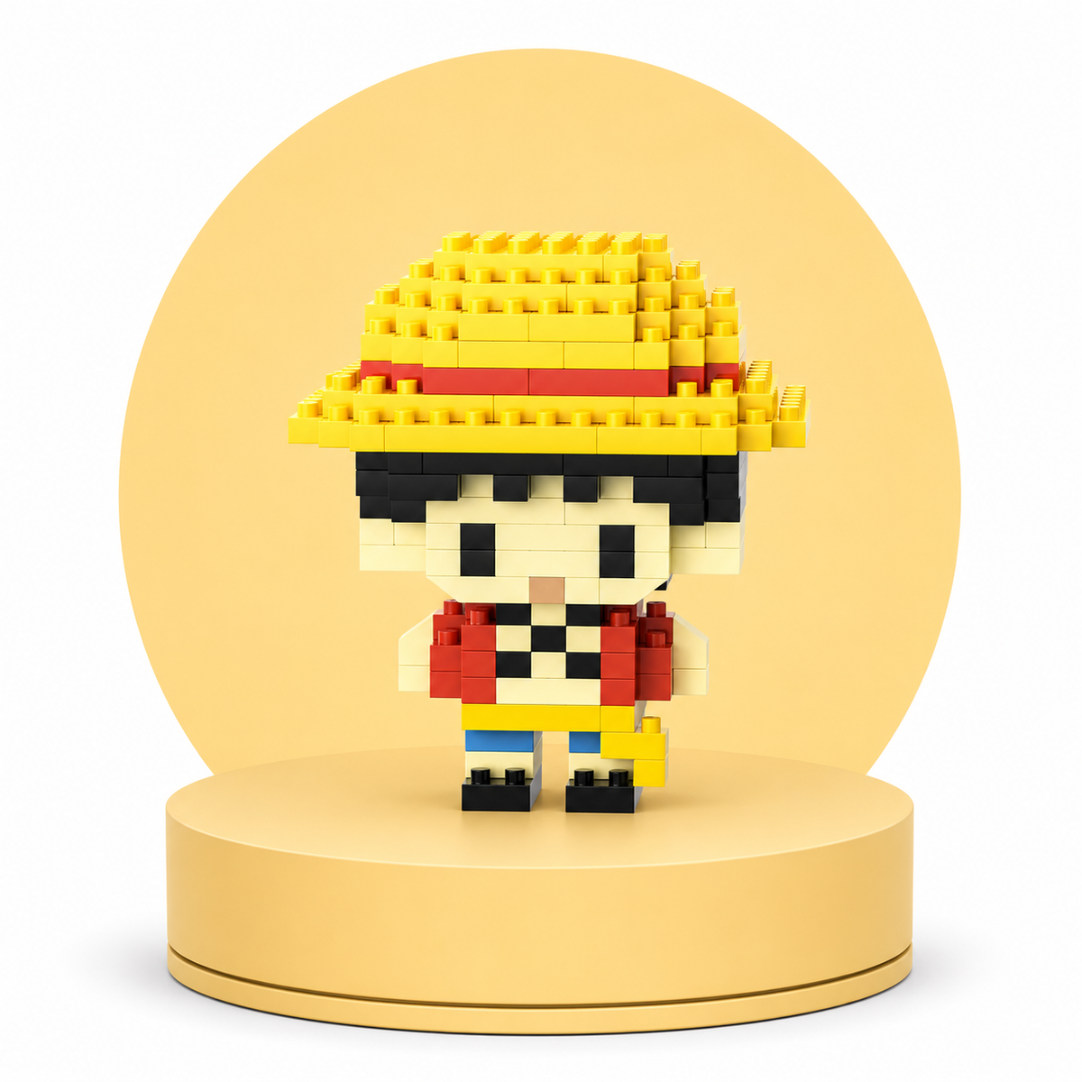 Monkey D. Luffy mini building block figure featured image