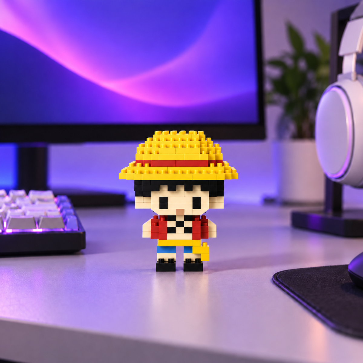 Monkey D. Luffy Mini Building Block Figure