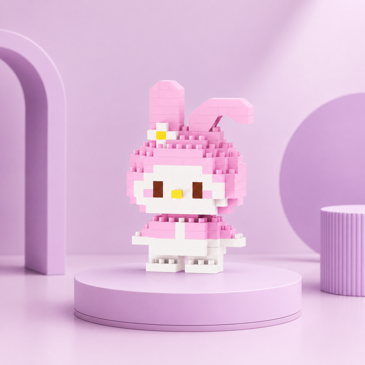 My Melody mini building block figure display image