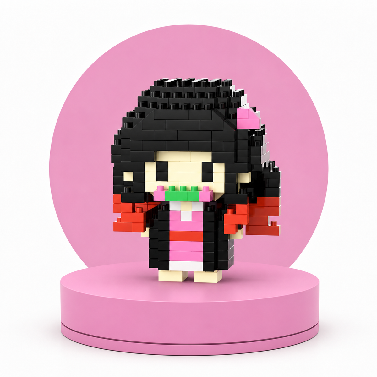 Nezuko Kamado mini building block figure display image