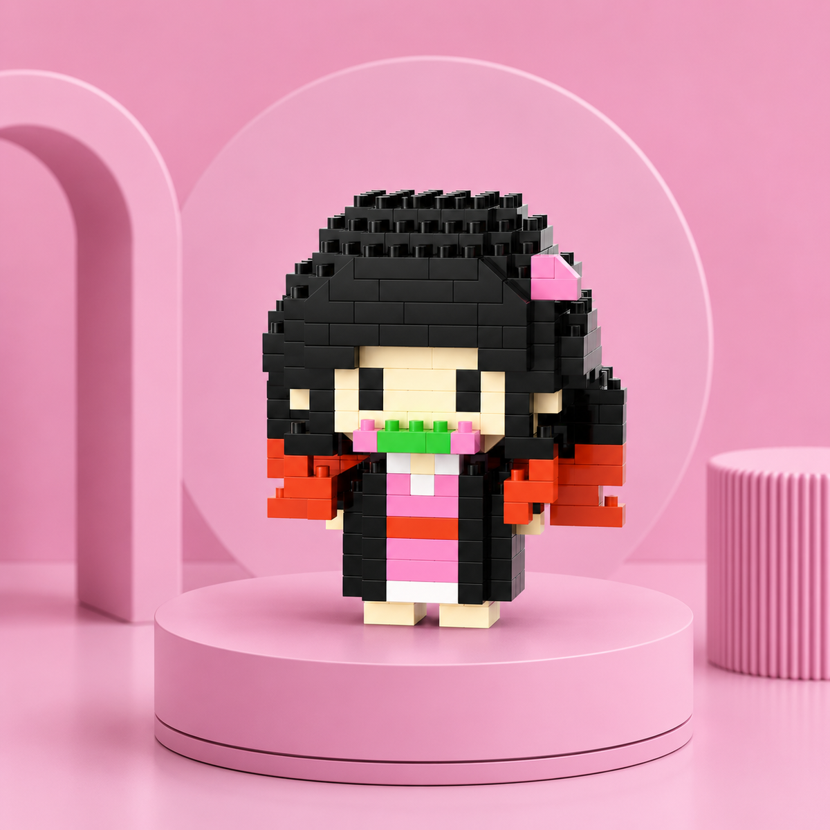 Nezuko Kamado mini building block figure featured image