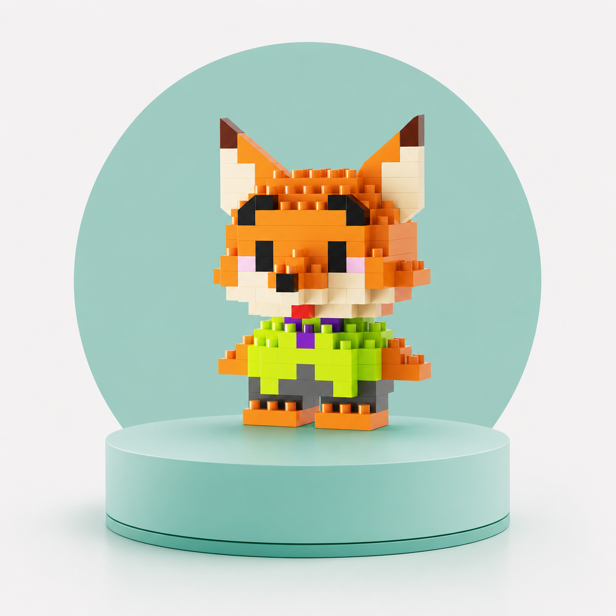 Nick Wilde mini building block figure featured image