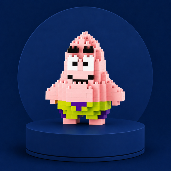 Patrick Star mini building block figure display image