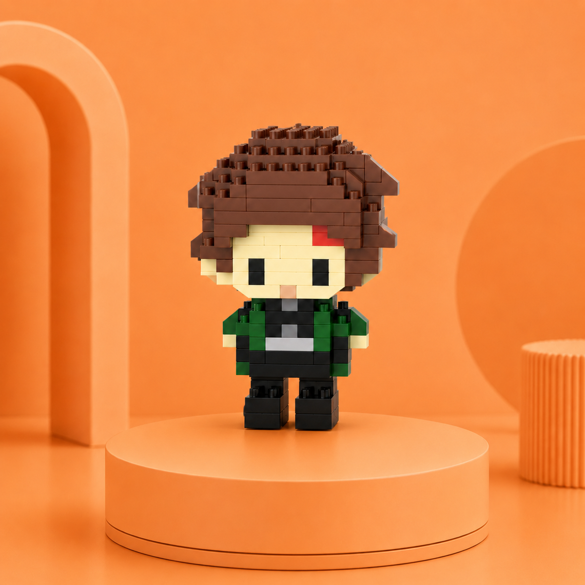 Tanjiro Kamado mini building block figure featured image